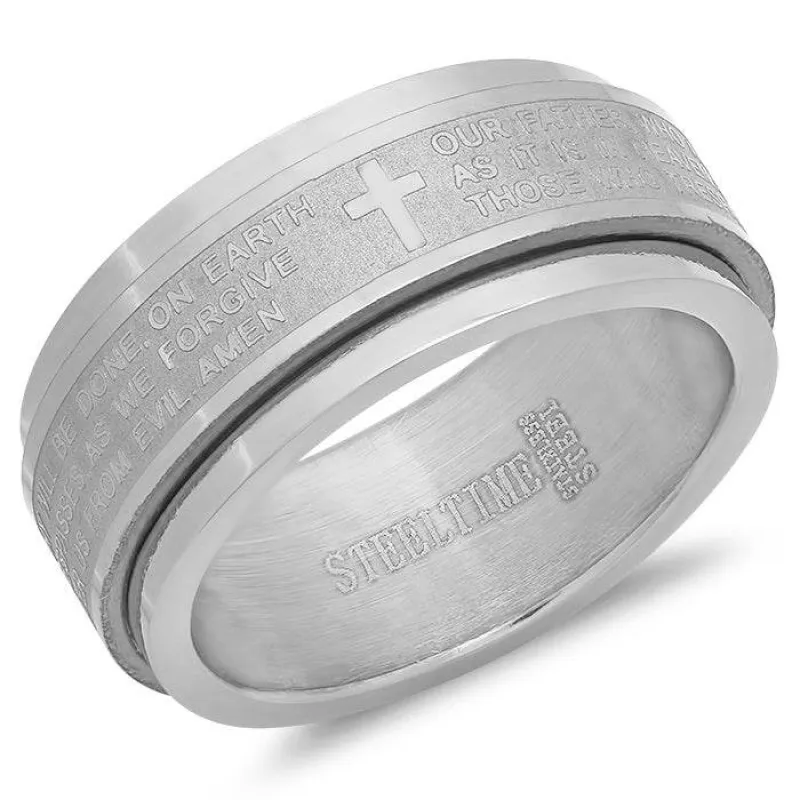 Lord's Prayer Structural Spinner Ring made by Zulily