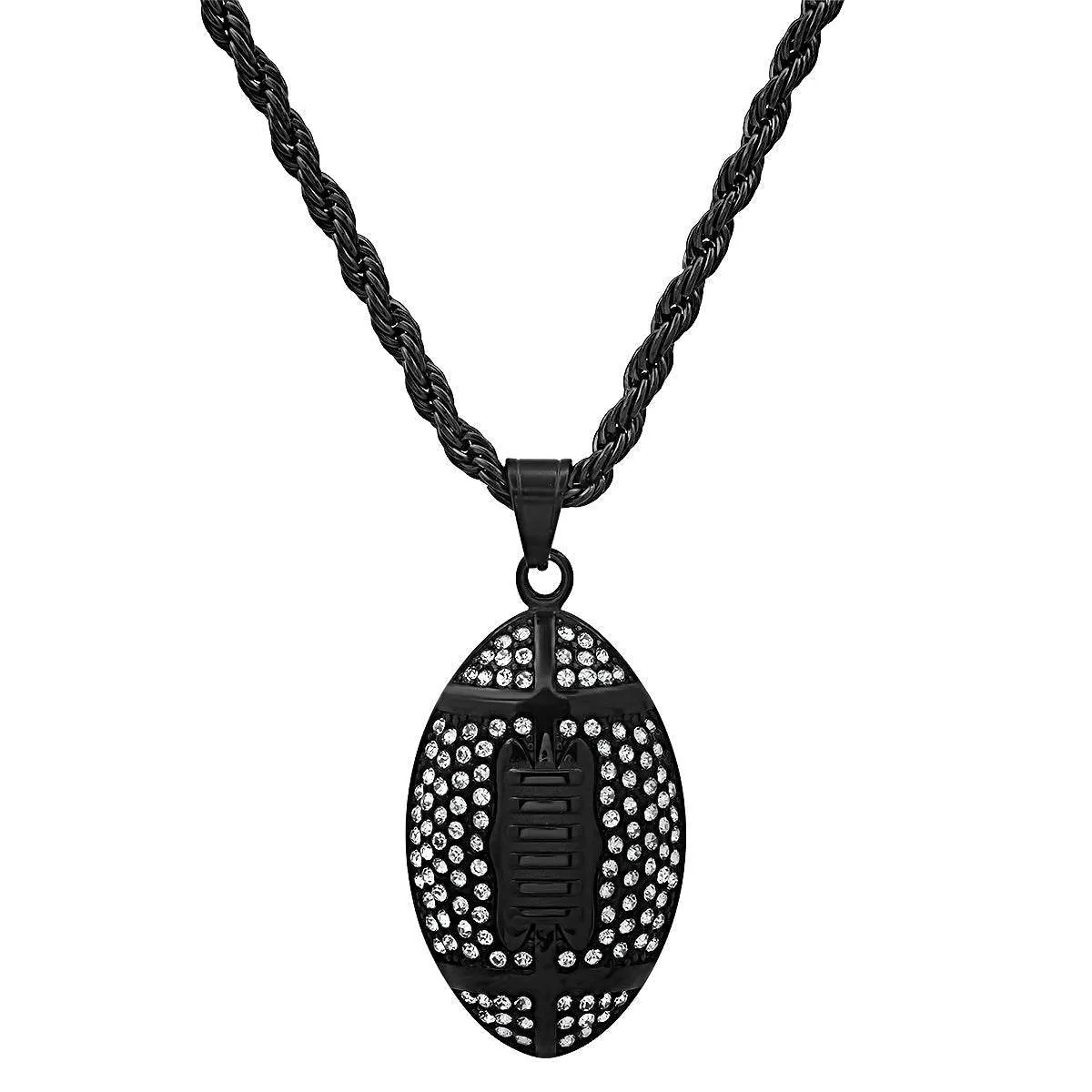 Steeltime 18k Gold Plated Football Necklace sold by Zulily product image thumbnail 3