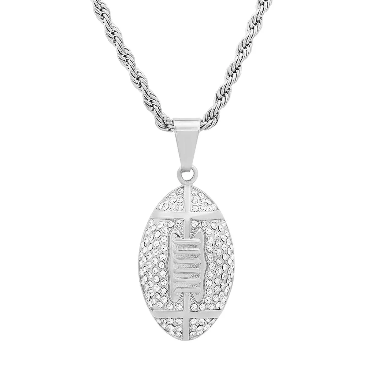 Steeltime 18k Gold Plated Football Necklace sold by Zulily product image thumbnail 4