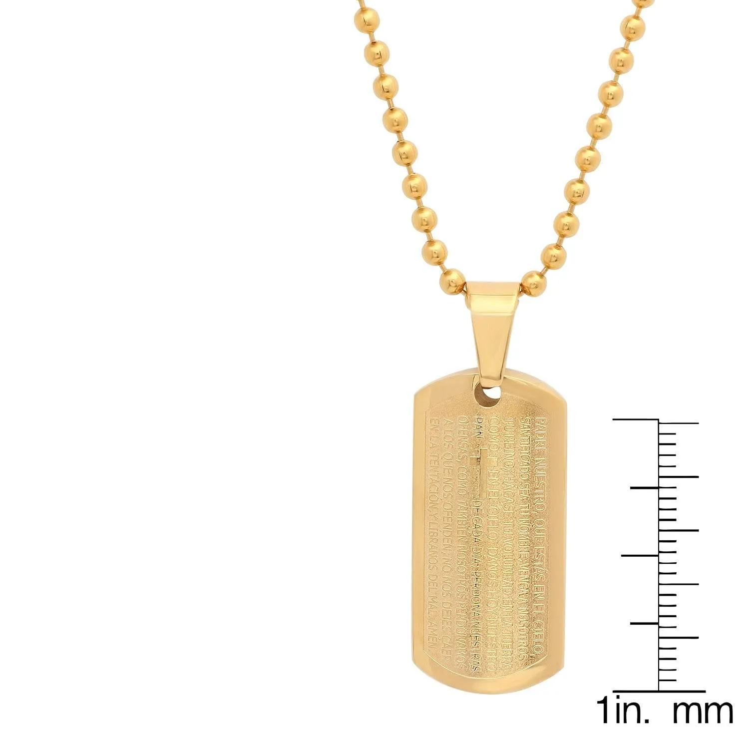 Padre Nuestro Prayer Pendant sold by Zulily product image thumbnail 3