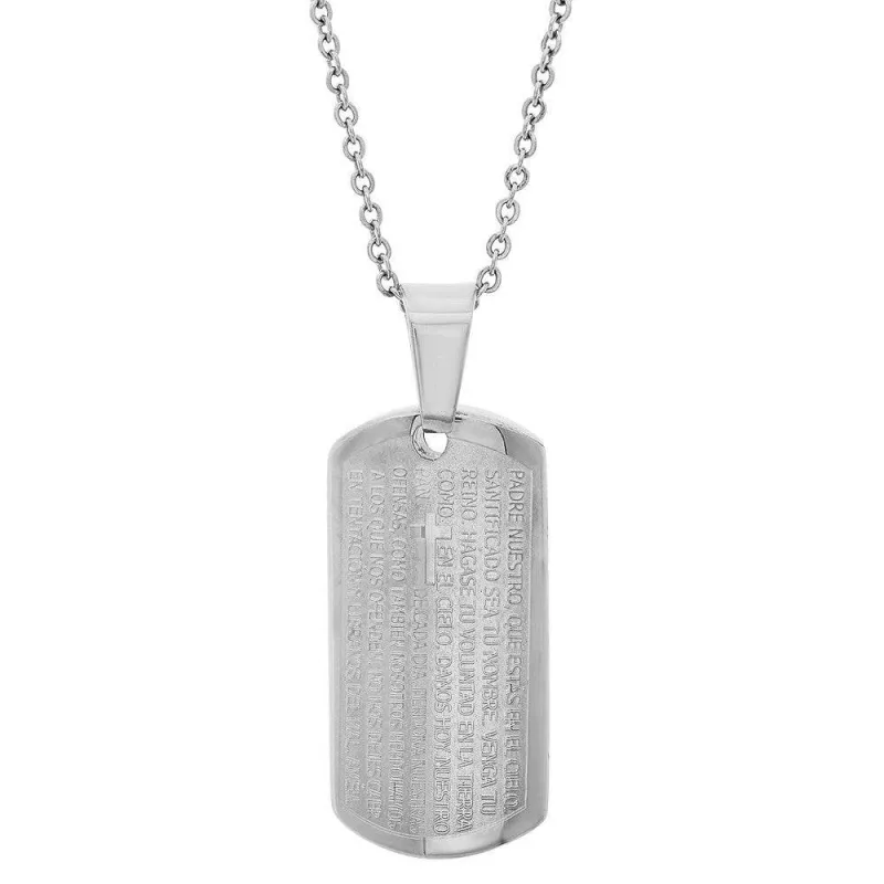 Padre Nuestro Prayer Pendant made by Zulily