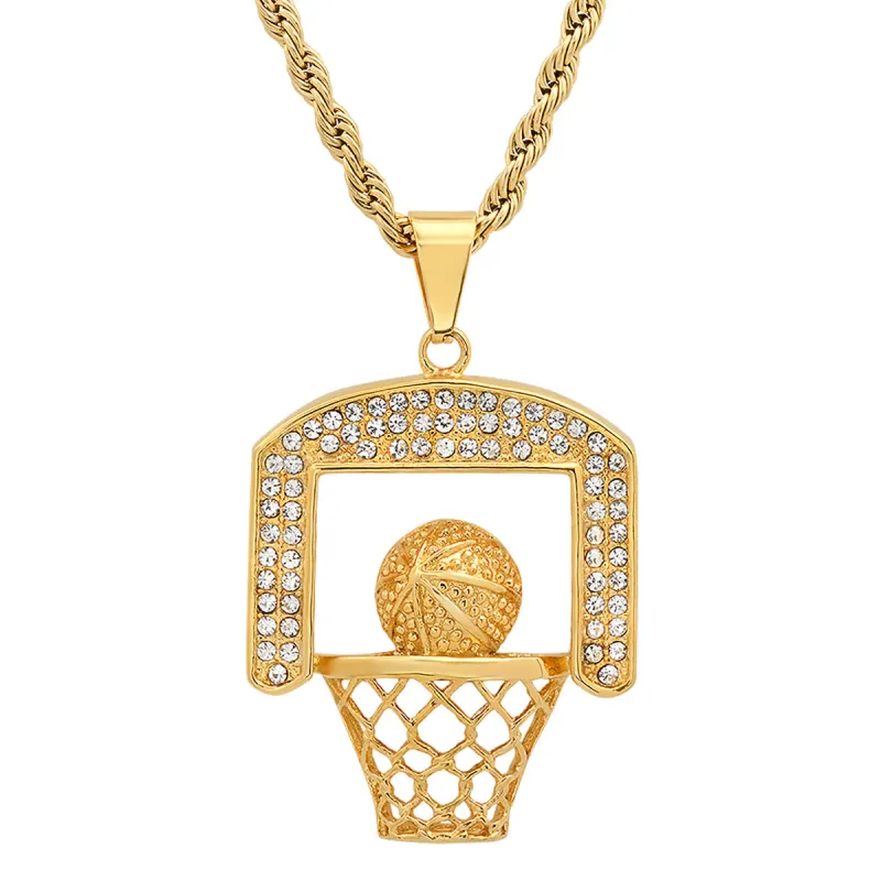 Basketball Hoop Pendant Necklace made by Zulily