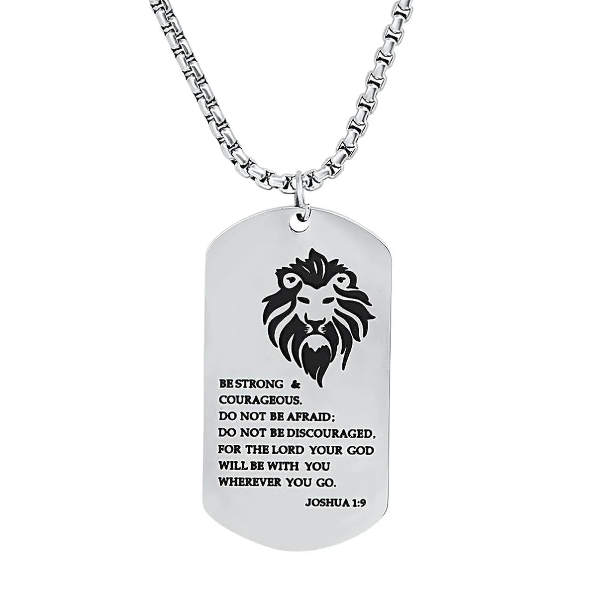 Be Strong…. Dog Tag Pendant sold by Zulily product image thumbnail 2
