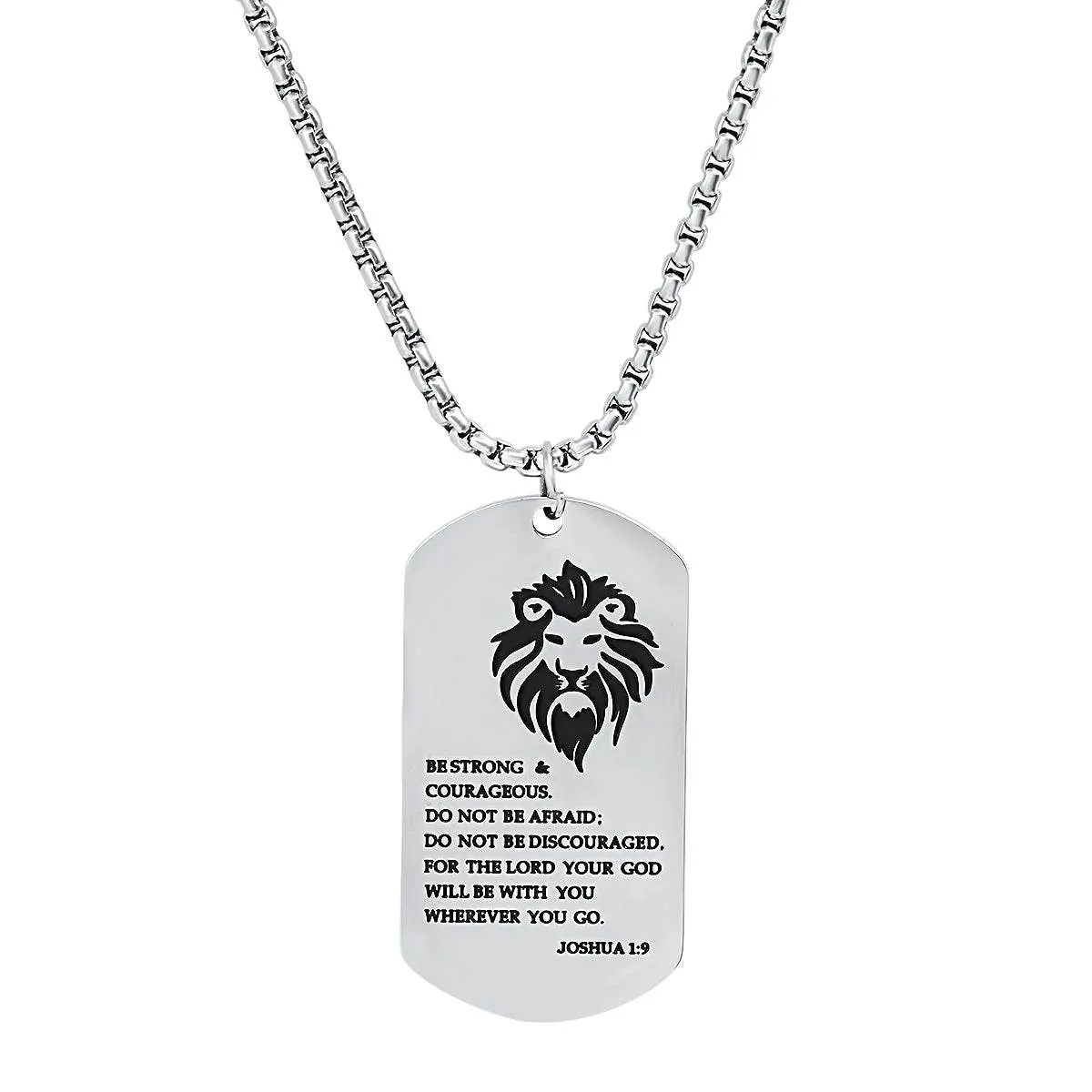 Be Strong…. Dog Tag Pendant sold by Zulily product image thumbnail 3
