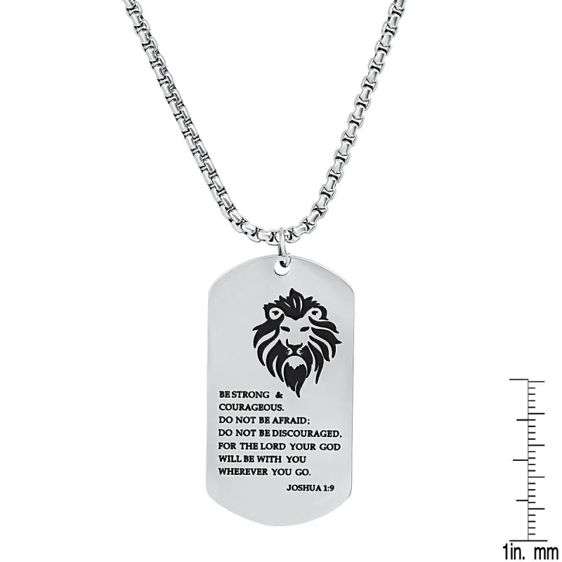 Be Strong…. Dog Tag Pendant made by Zulily