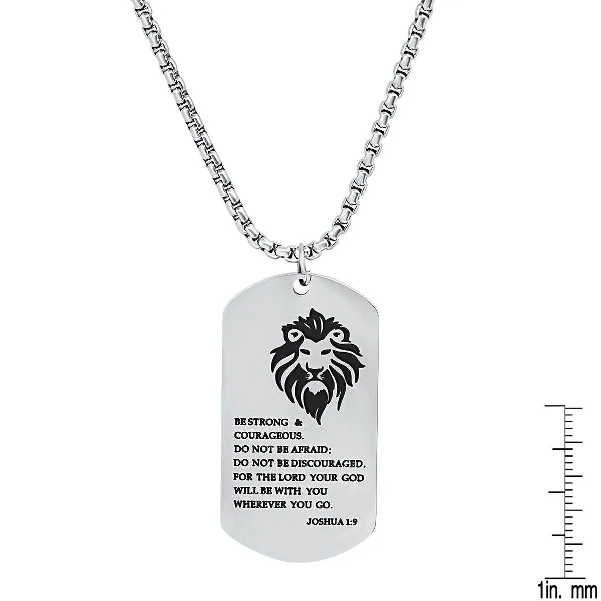 Be Strong…. Dog Tag Pendant sold by Zulily
