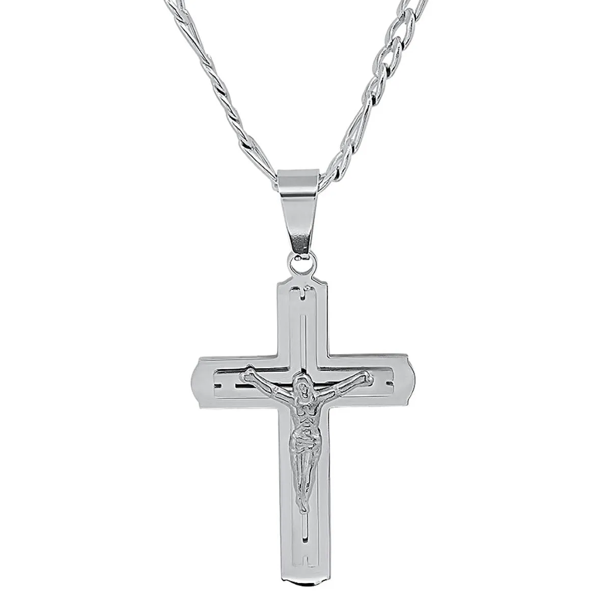 Stainless Steel Crucifix Pendant sold by Zulily product image thumbnail 2