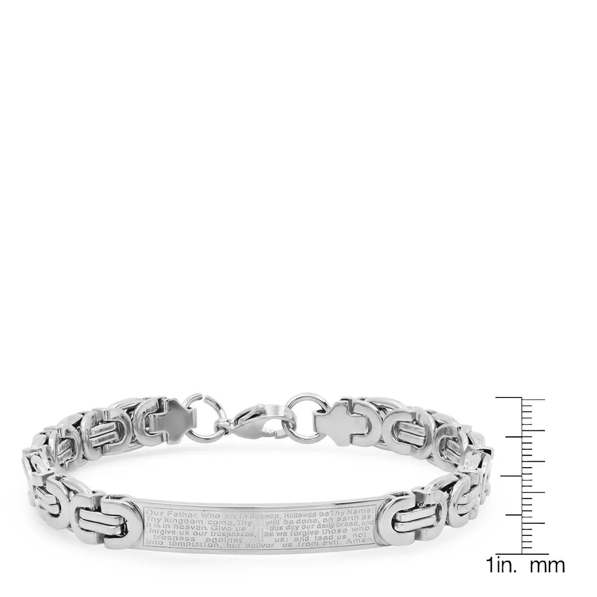 Byzantine Link Our Father English Prayer Id Bracelet sold by Zulily product image thumbnail 3