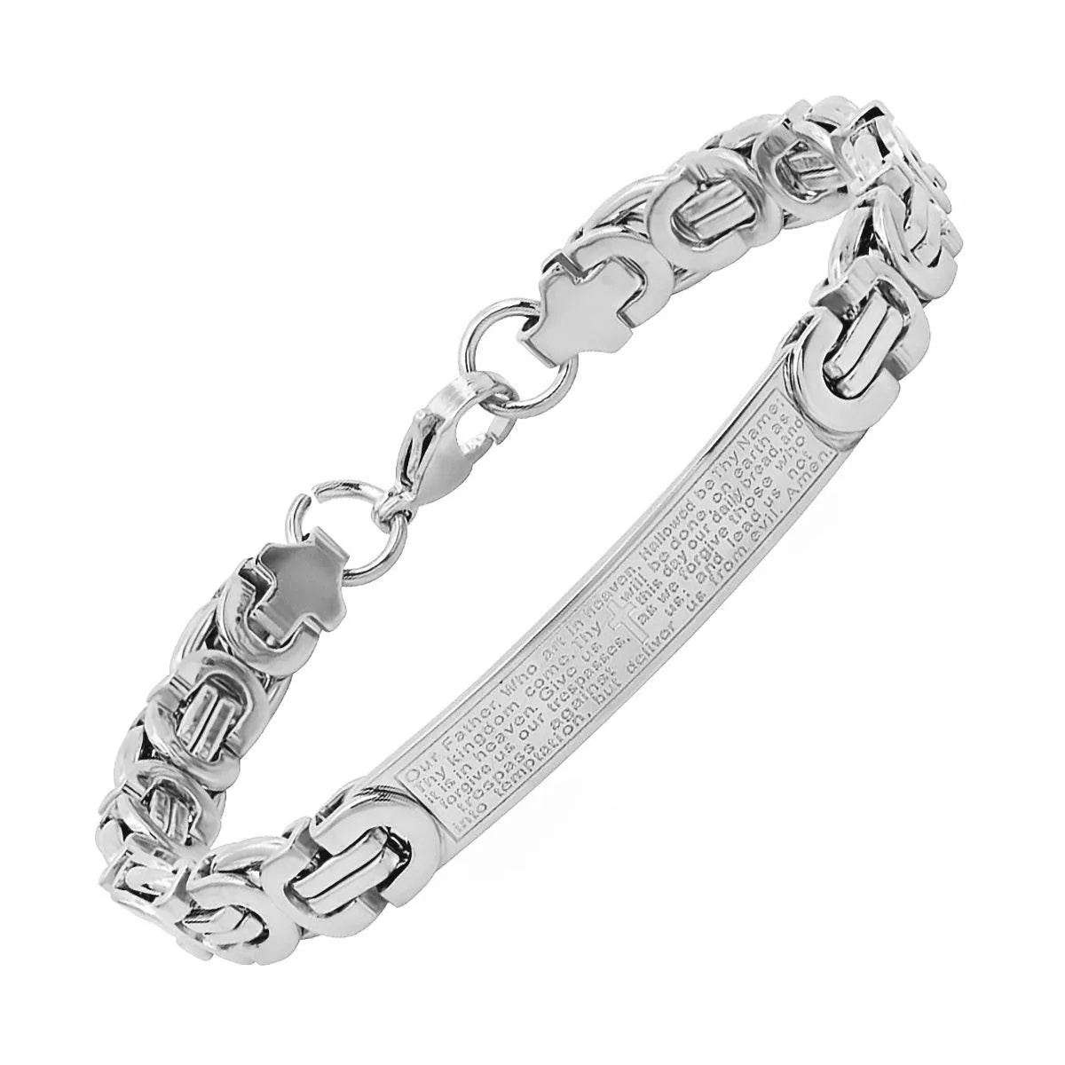 Byzantine Link Our Father English Prayer Id Bracelet sold by Zulily product image thumbnail 2