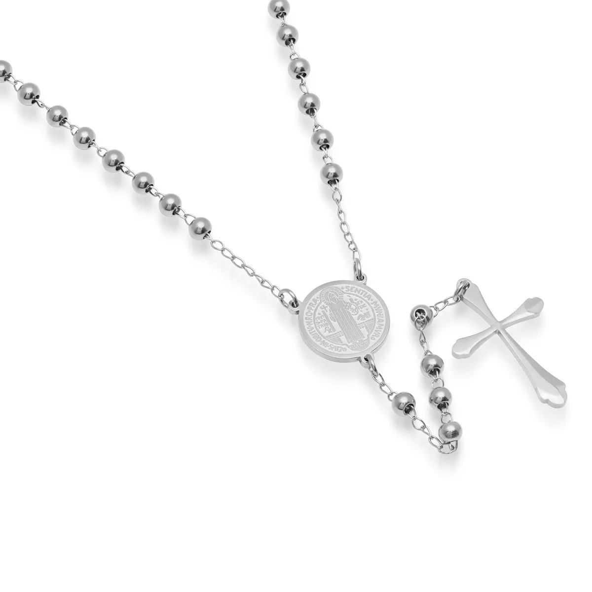 18K Gold Plated Stainless Steel Rosary Necklace sold by Zulily product image thumbnail 5