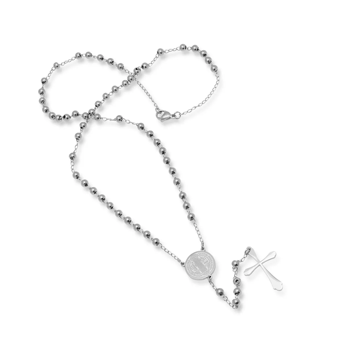 18K Gold Plated Stainless Steel Rosary Necklace sold by Zulily product image thumbnail 4