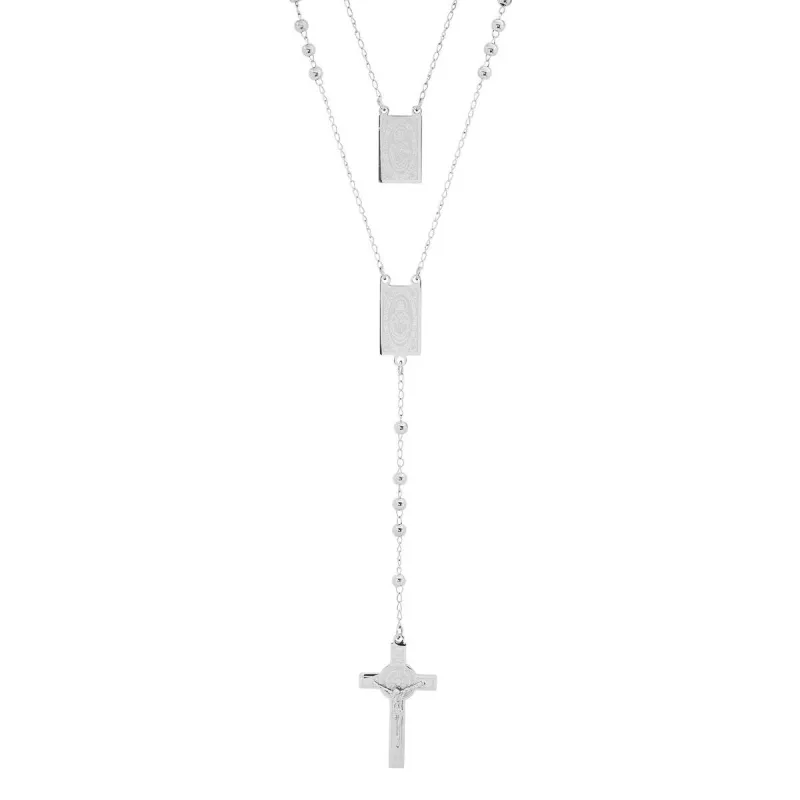 Stainless Steel Scapular Rosary made by Zulily