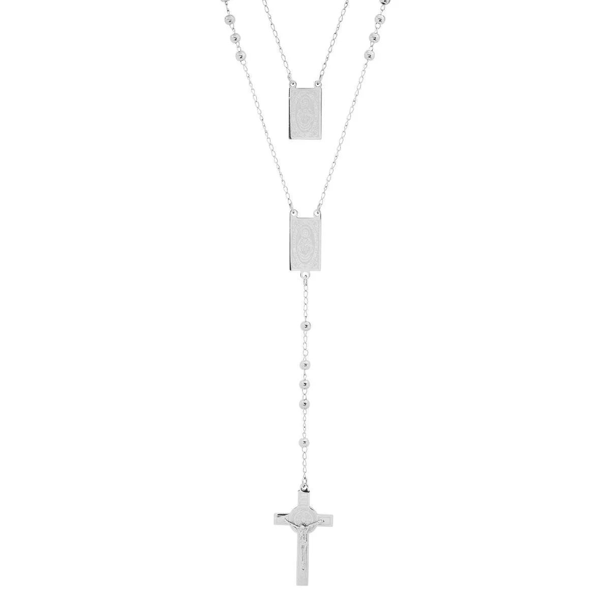 Stainless Steel Scapular Rosary sold by Zulily