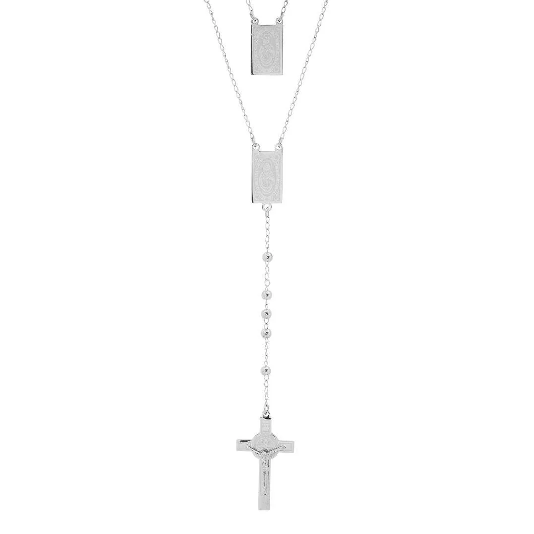 Stainless Steel Scapular Rosary sold by Zulily product image thumbnail 2