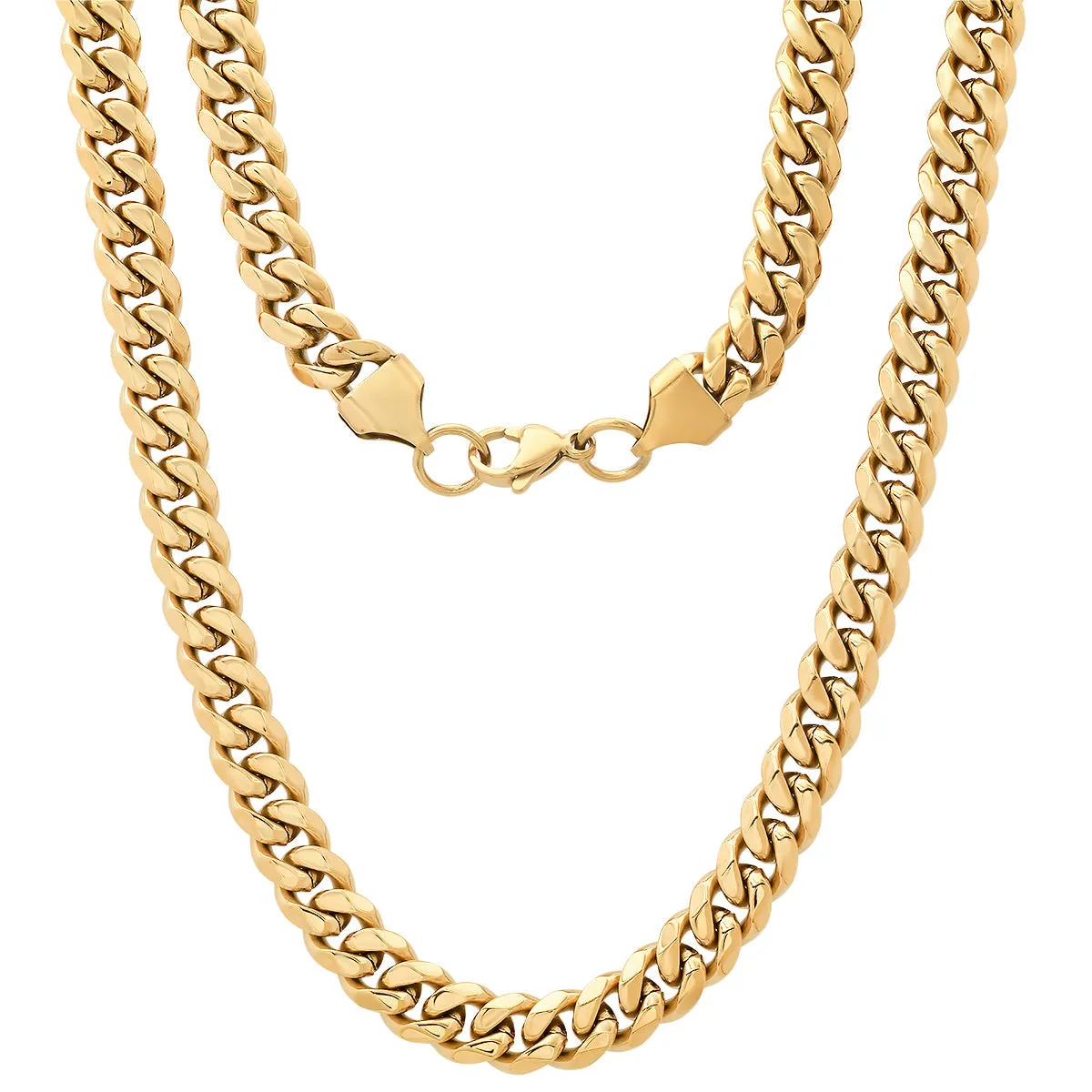 Stainless Steel Cuban Link Chain Necklace sold by Zulily product image thumbnail 3