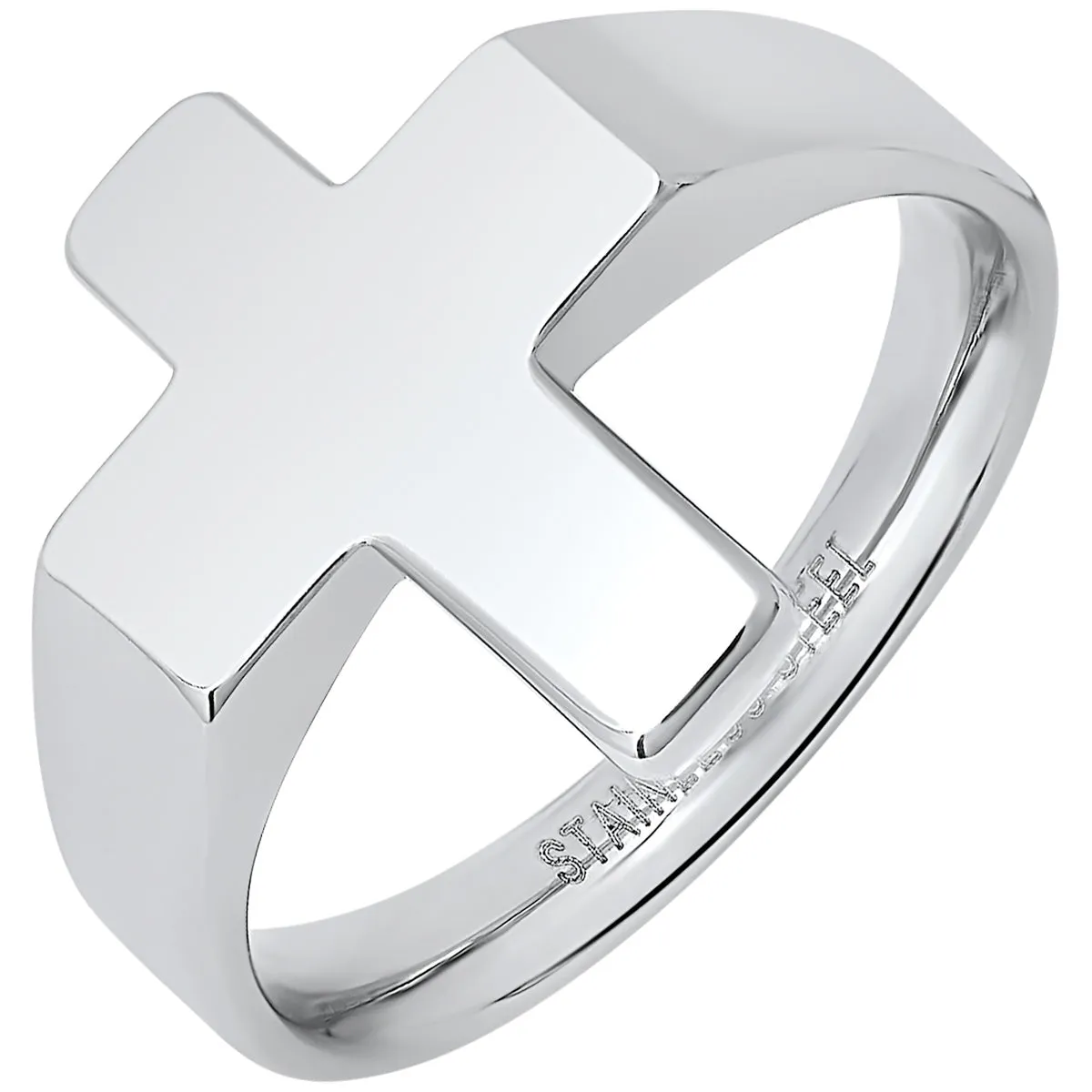 Stainless Steel Cross Ring sold by Zulily product image thumbnail 2
