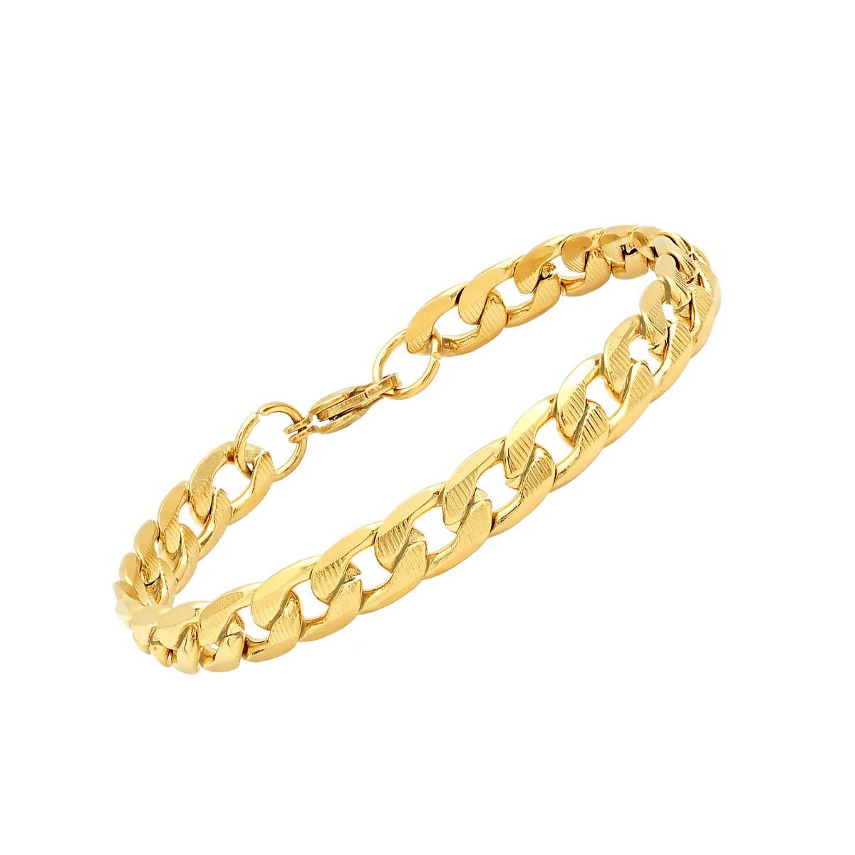 Classic Gold Cuban Link Bracelet sold by Zulily
