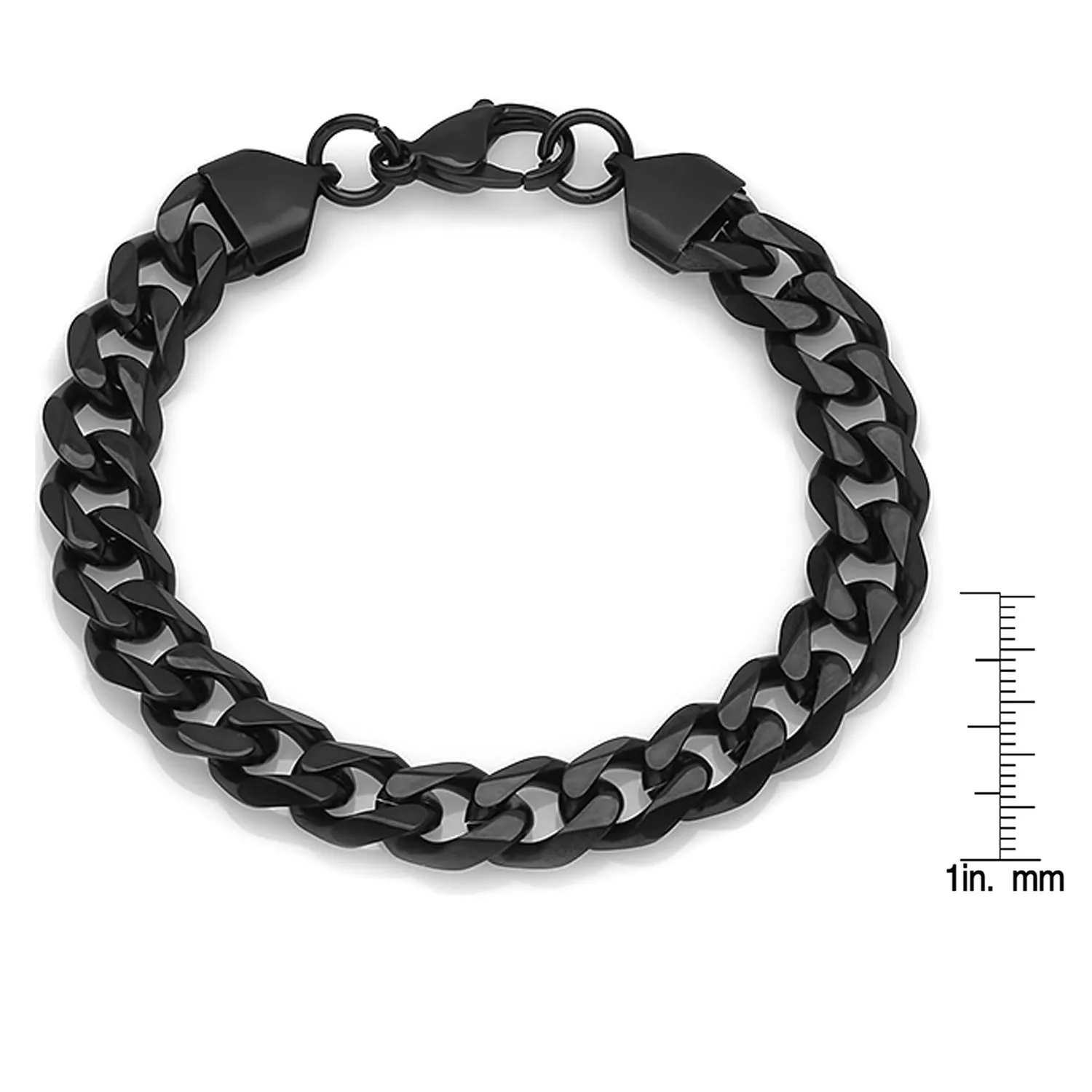 Black Cuban Link Bracelet sold by Zulily product image thumbnail 4
