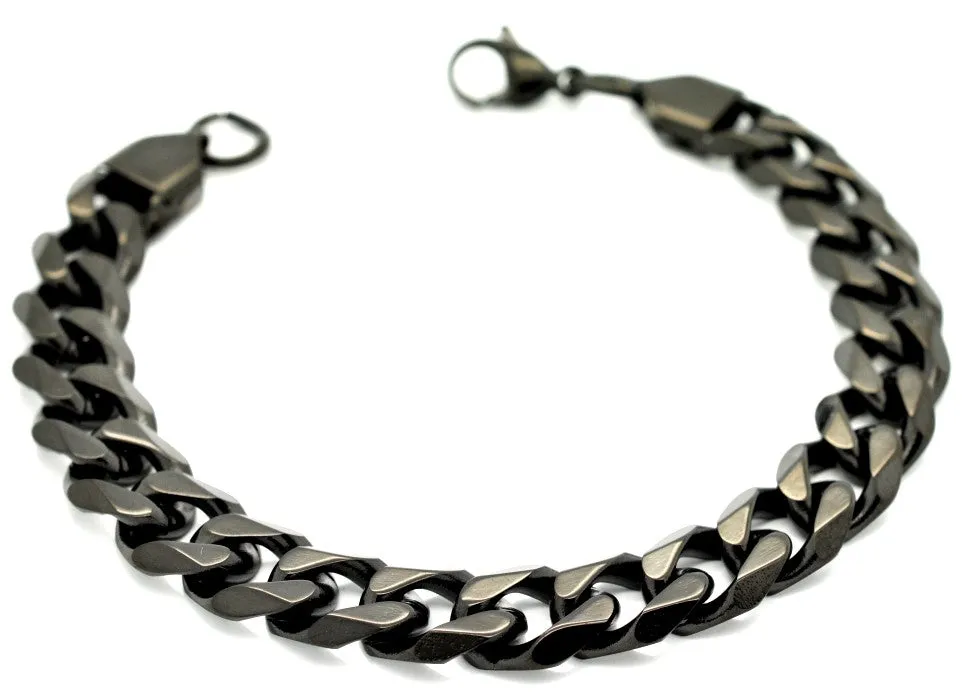 Black Cuban Link Bracelet sold by Zulily product image thumbnail 2