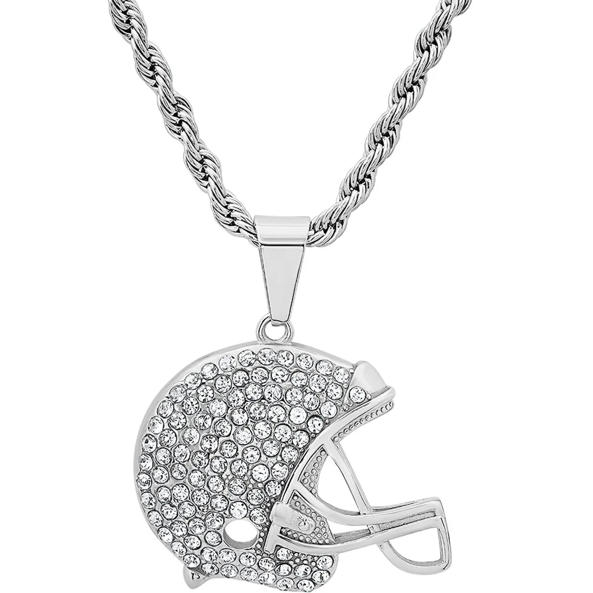 Gridiron Ice Helmet Pendant Necklace sold by Zulily product image thumbnail 5