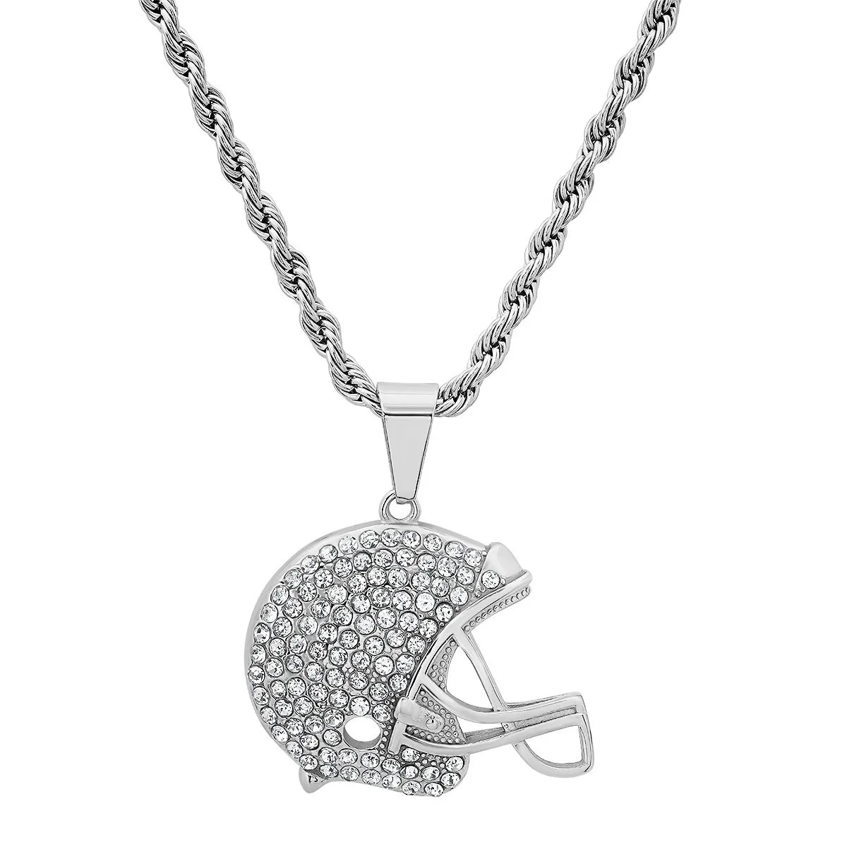 Gridiron Ice Helmet Pendant Necklace sold by Zulily product image thumbnail 3
