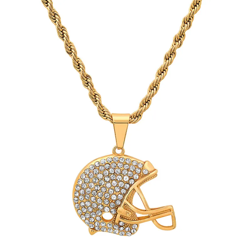 Gridiron Ice Helmet Pendant Necklace made by Zulily