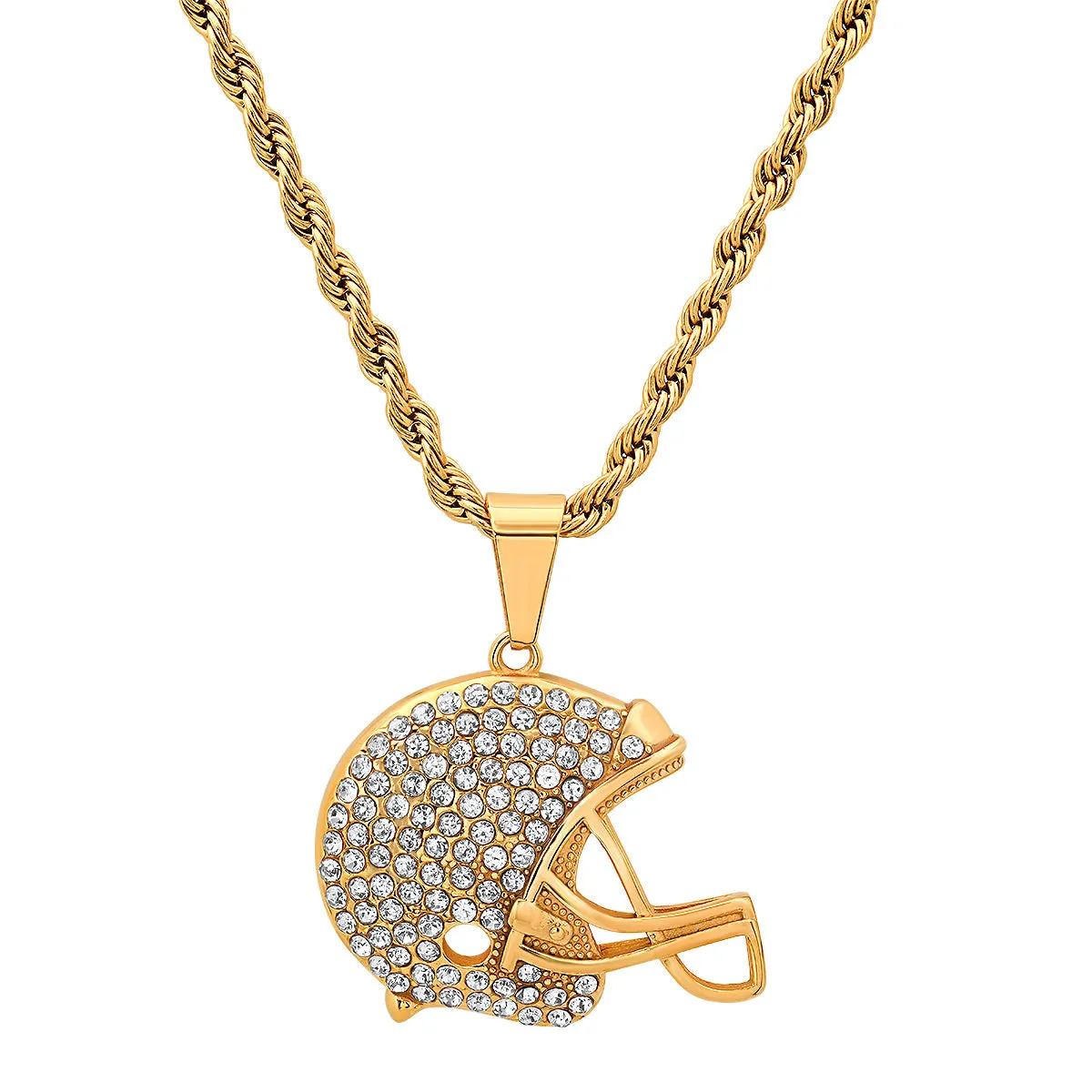 Gridiron Ice Helmet Pendant Necklace sold by Zulily