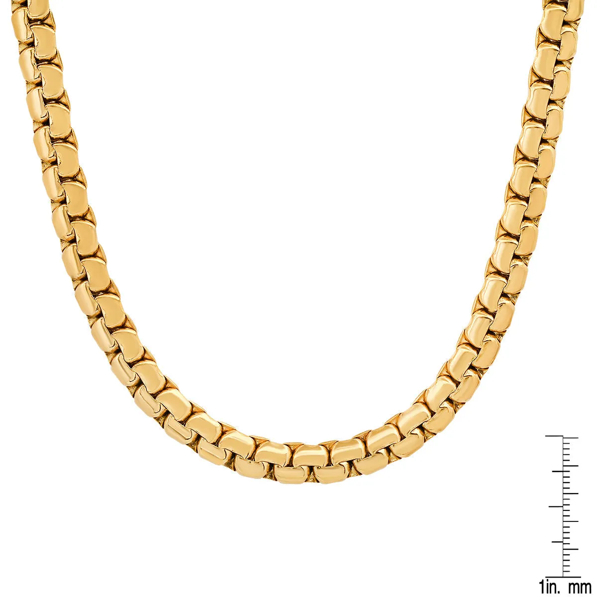 Gold Box Link Chain Necklace sold by Zulily product image thumbnail 4