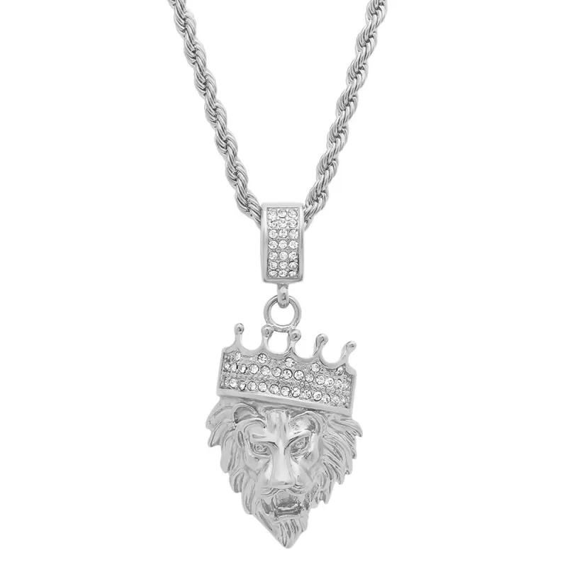 Crowned Lion Authority Pendant Necklace made by Zulily