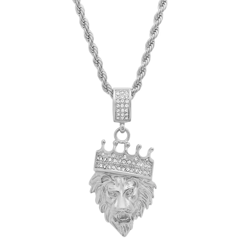 Crowned Lion Authority Pendant Necklace sold by Zulily