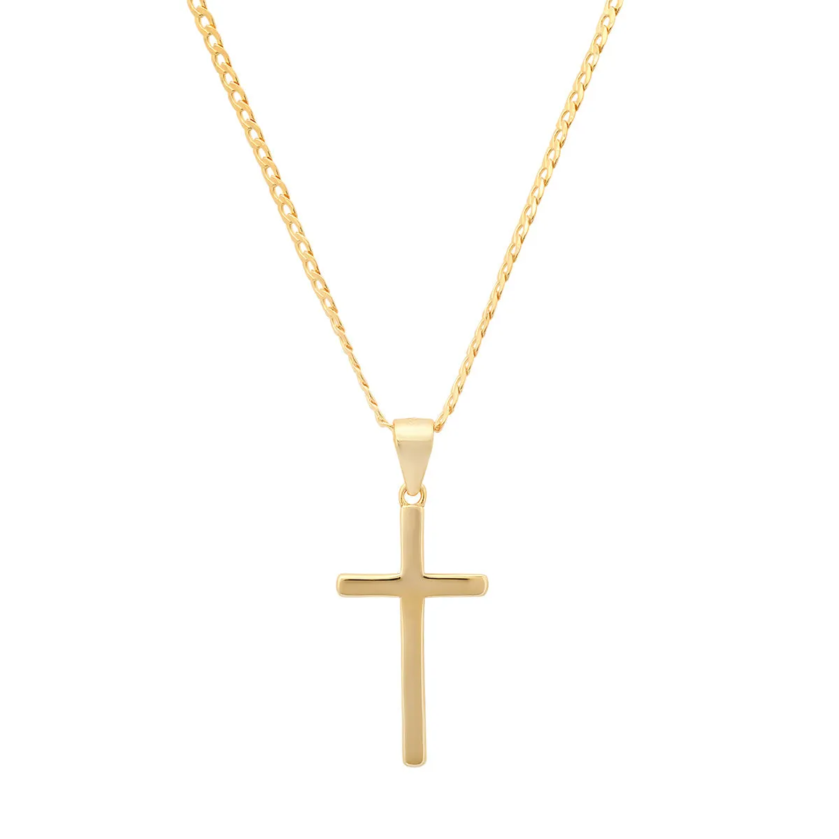 Gold Cross Pendant Necklace sold by Zulily product image thumbnail 3