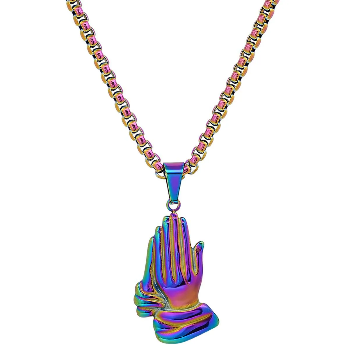 Bless Up Praying Hands Pendant sold by Zulily product image thumbnail 4
