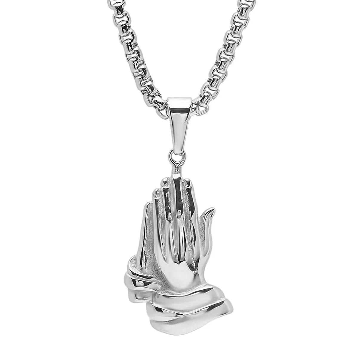 Bless Up Praying Hands Pendant sold by Zulily
