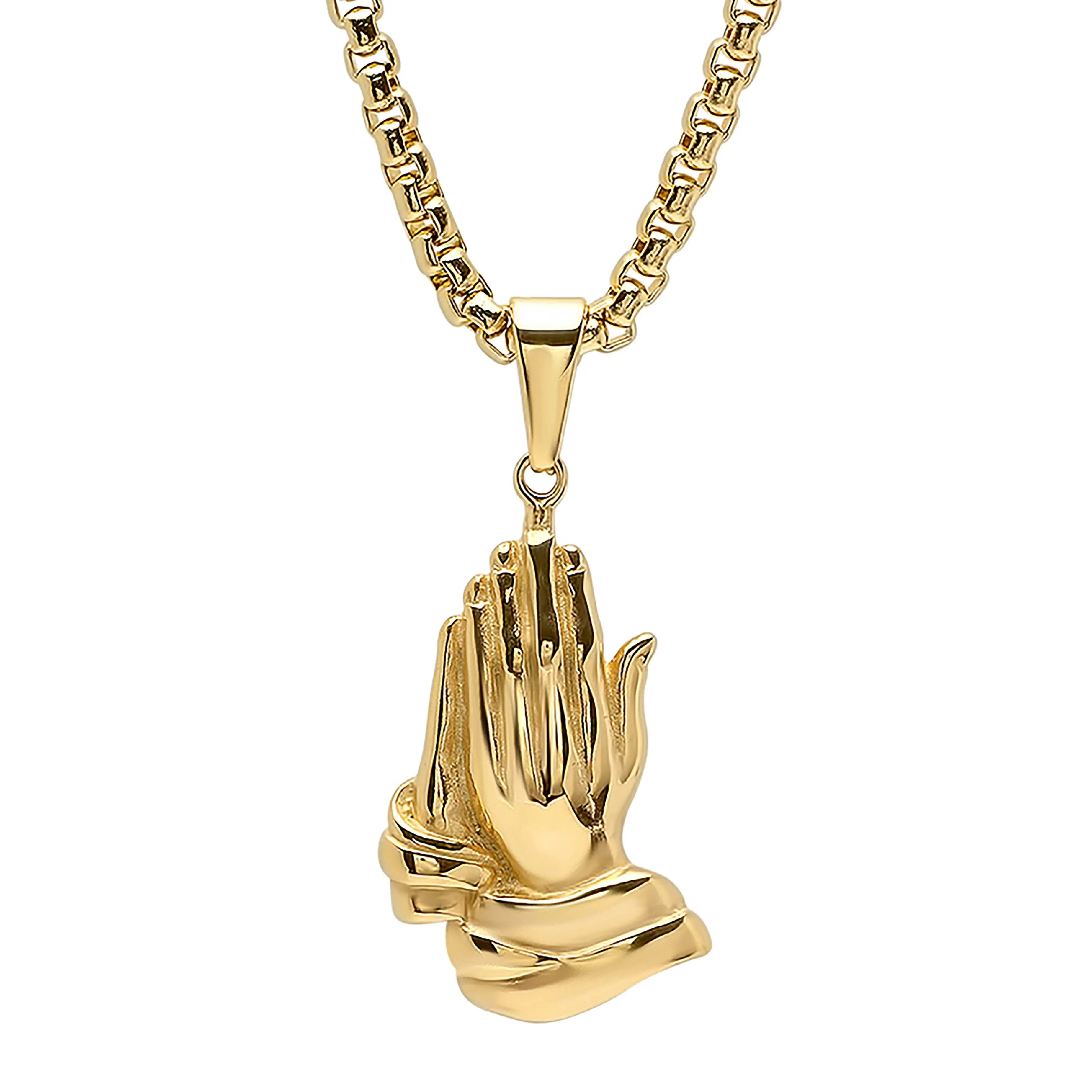 Bless Up Praying Hands Pendant sold by Zulily product image thumbnail 2