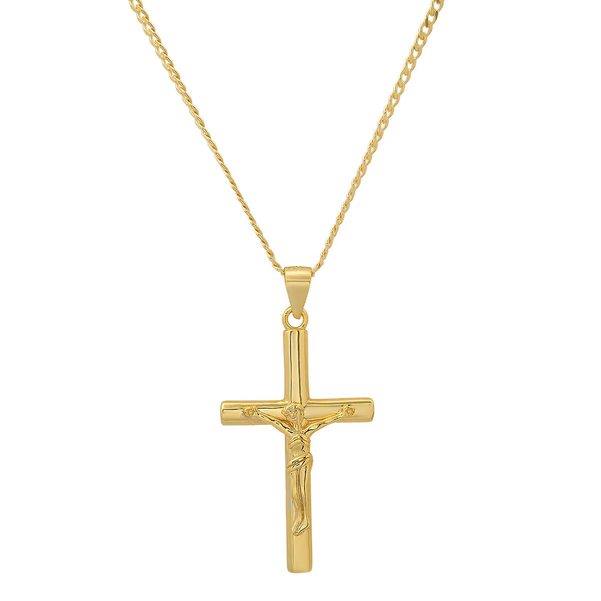 Gold Crucifix Pendant Necklace sold by Zulily product image thumbnail 3