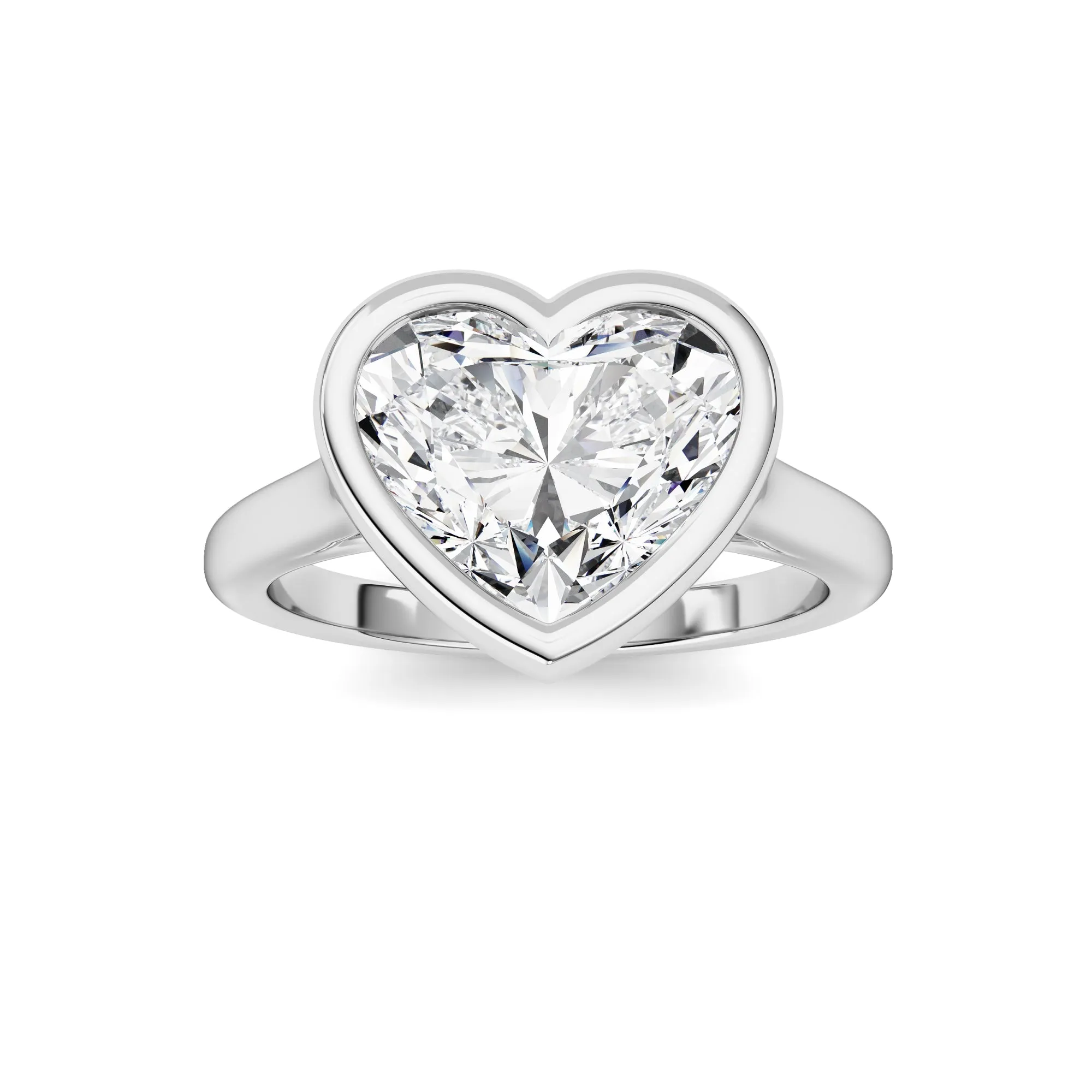 Heart Lab Grown Diamond (F/VS ) Ring in 14K Gold sold by Zulily