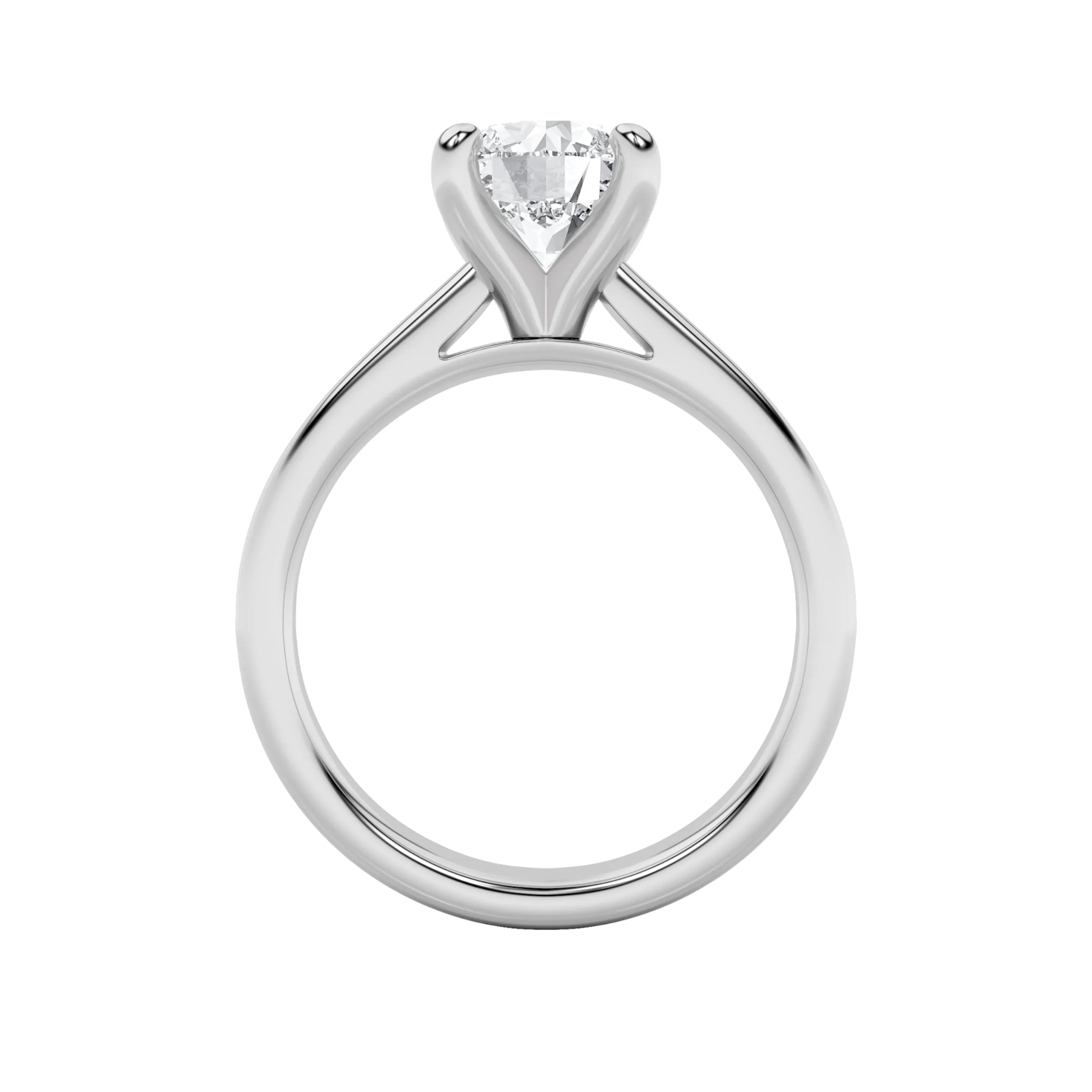 2Cttw Round Shaped Lab Grown Diamond (E/VS) Classic Solitaire Engagement Ring in 14K Gold sold by Zulily product image thumbnail 3
