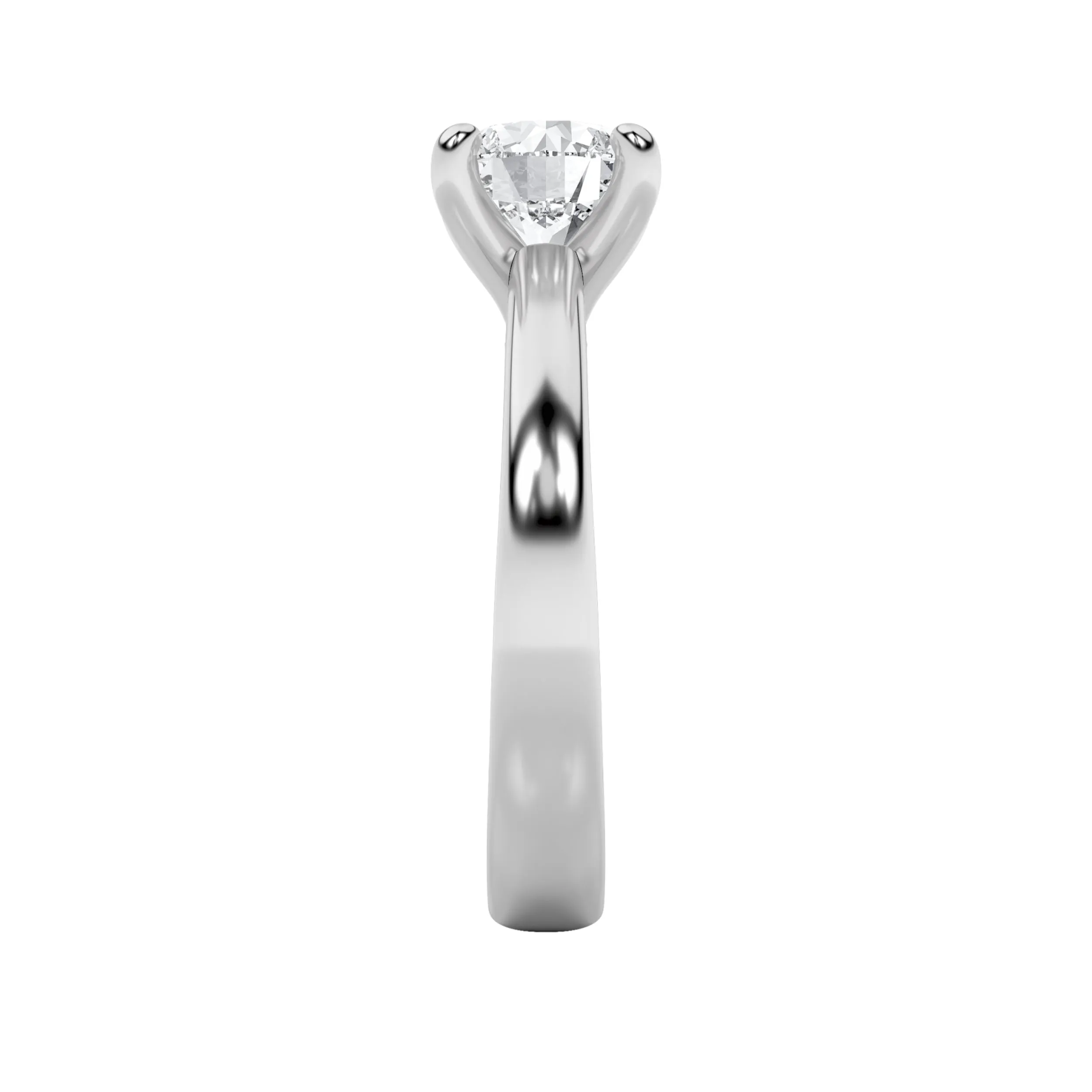 2Cttw Round Shaped Lab Grown Diamond (E/VS) Classic Solitaire Engagement Ring in 14K Gold sold by Zulily product image thumbnail 4