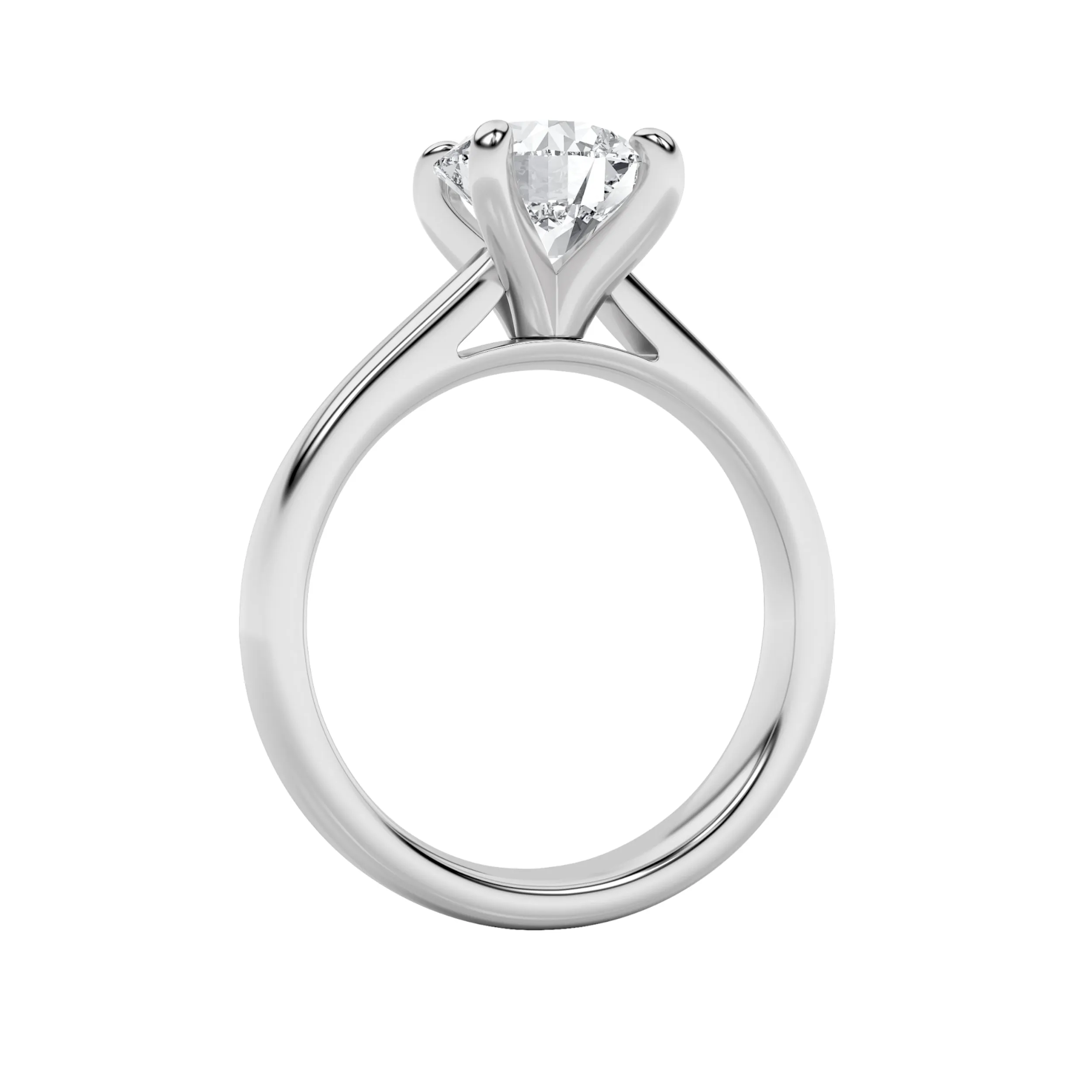 2Cttw Round Shaped Lab Grown Diamond (E/VS) Classic Solitaire Engagement Ring in 14K Gold sold by Zulily product image thumbnail 5