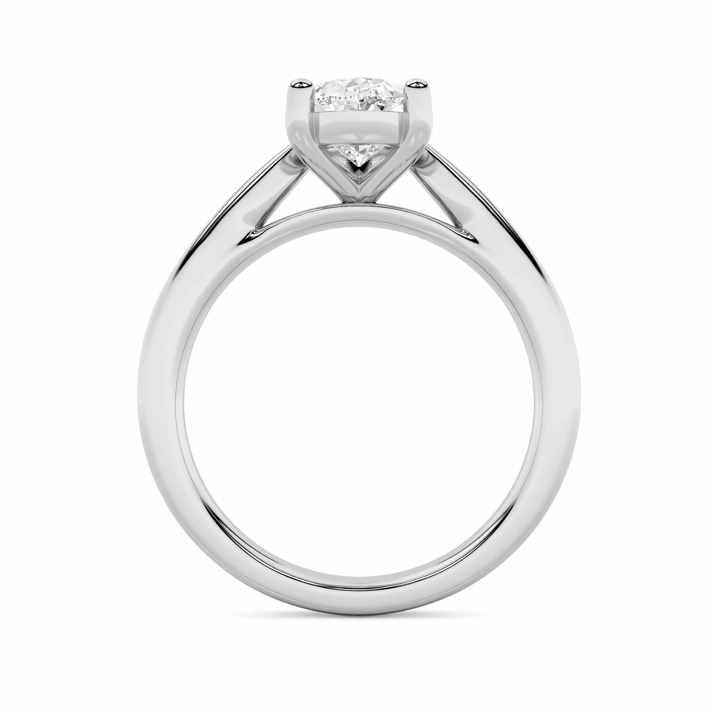 2Cttw Pear Shaped Lab Grown Diamond (F/VS) Classic Shank Solitaire Engagement Ring in 14K Gold sold by Zulily product image thumbnail 4