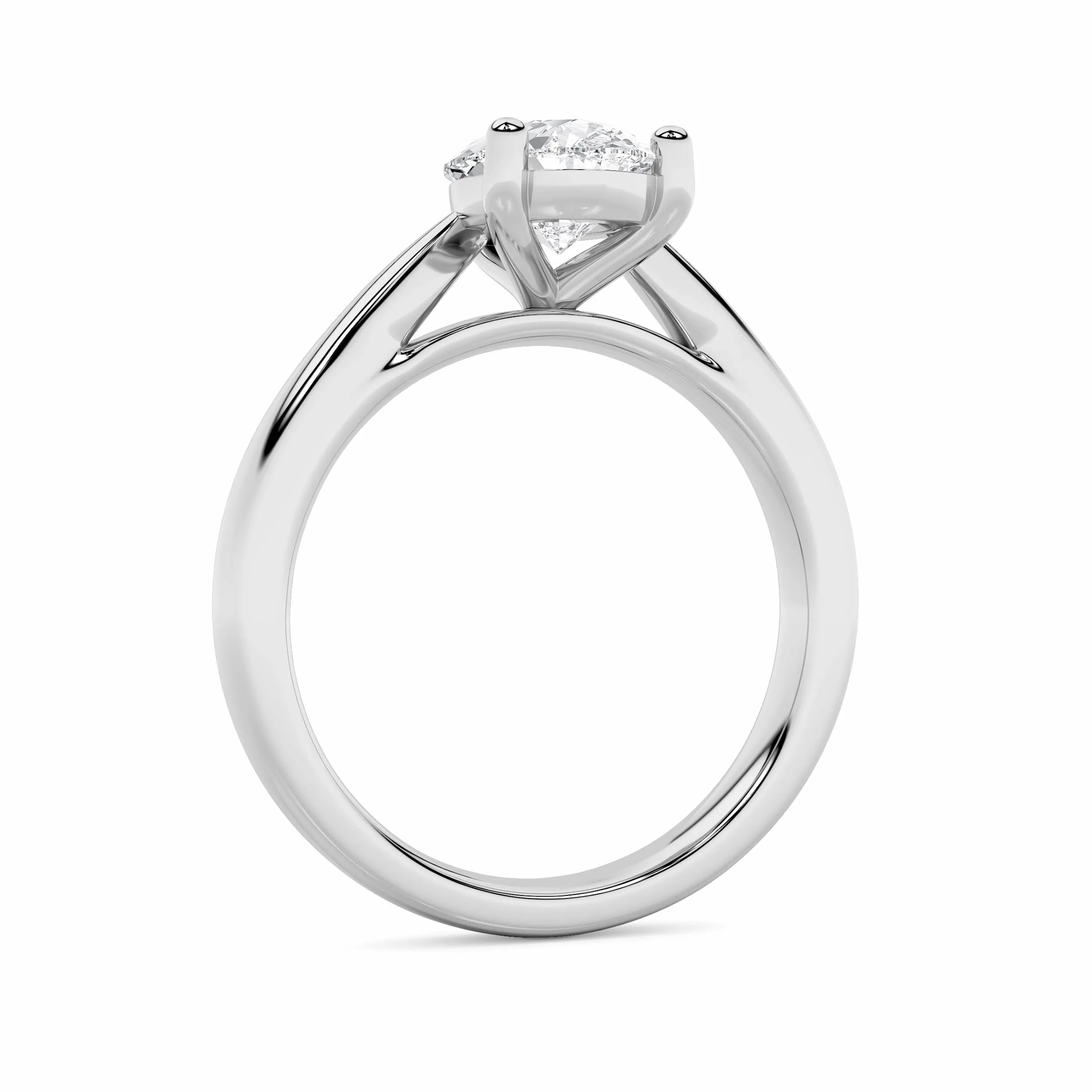 2Cttw Pear Shaped Lab Grown Diamond (F/VS) Classic Shank Solitaire Engagement Ring in 14K Gold sold by Zulily product image thumbnail 5
