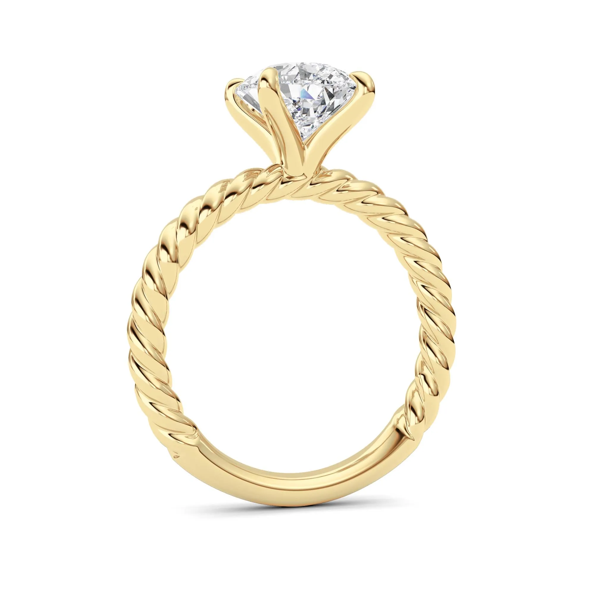 Pear Lab Grown Diamond (F/VS ) Ring in 14K Gold sold by Zulily product image thumbnail 4