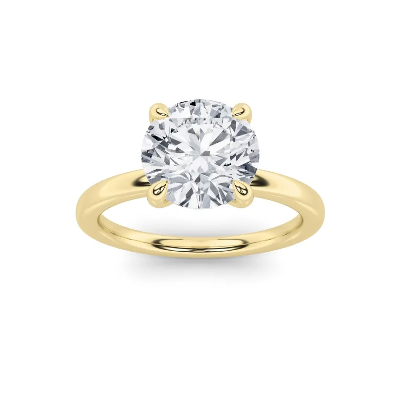 2Cttw Round Shaped Lab Grown Diamond Classic Solitaire Ring in 14K Gold (F/VS) made by Zulily