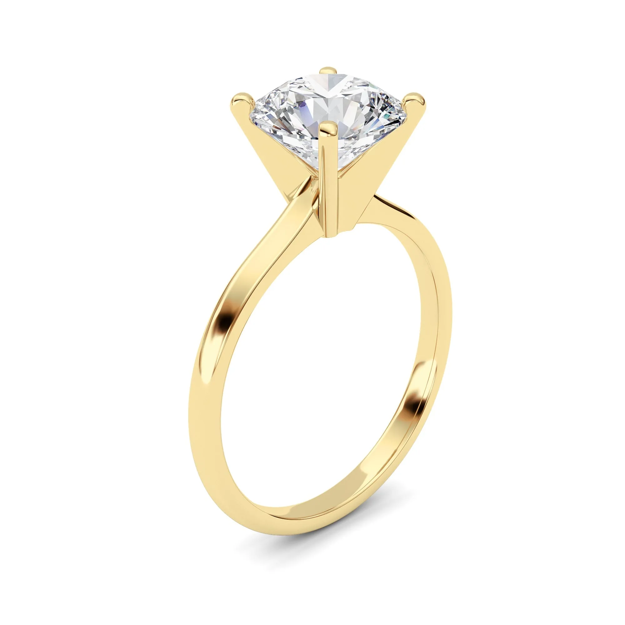 2Cttw Round Shaped Lab Grown Diamond Classic Solitaire Ring in 14K Gold (F/VS) sold by Zulily product image thumbnail 3