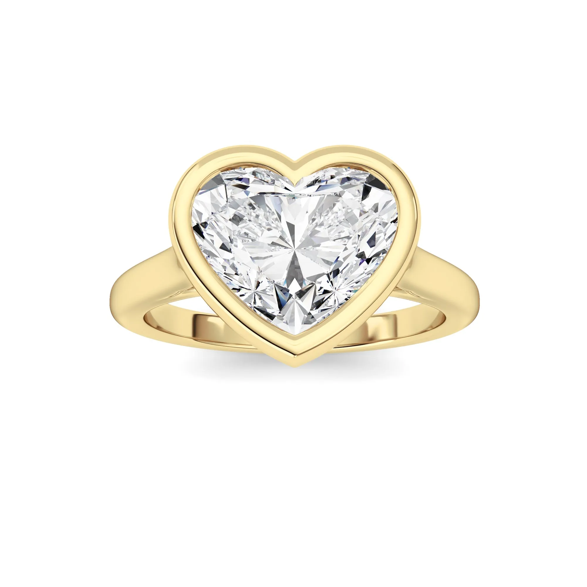 Heart Lab Grown Diamond (F/VS ) Ring in 14K Gold sold by Zulily