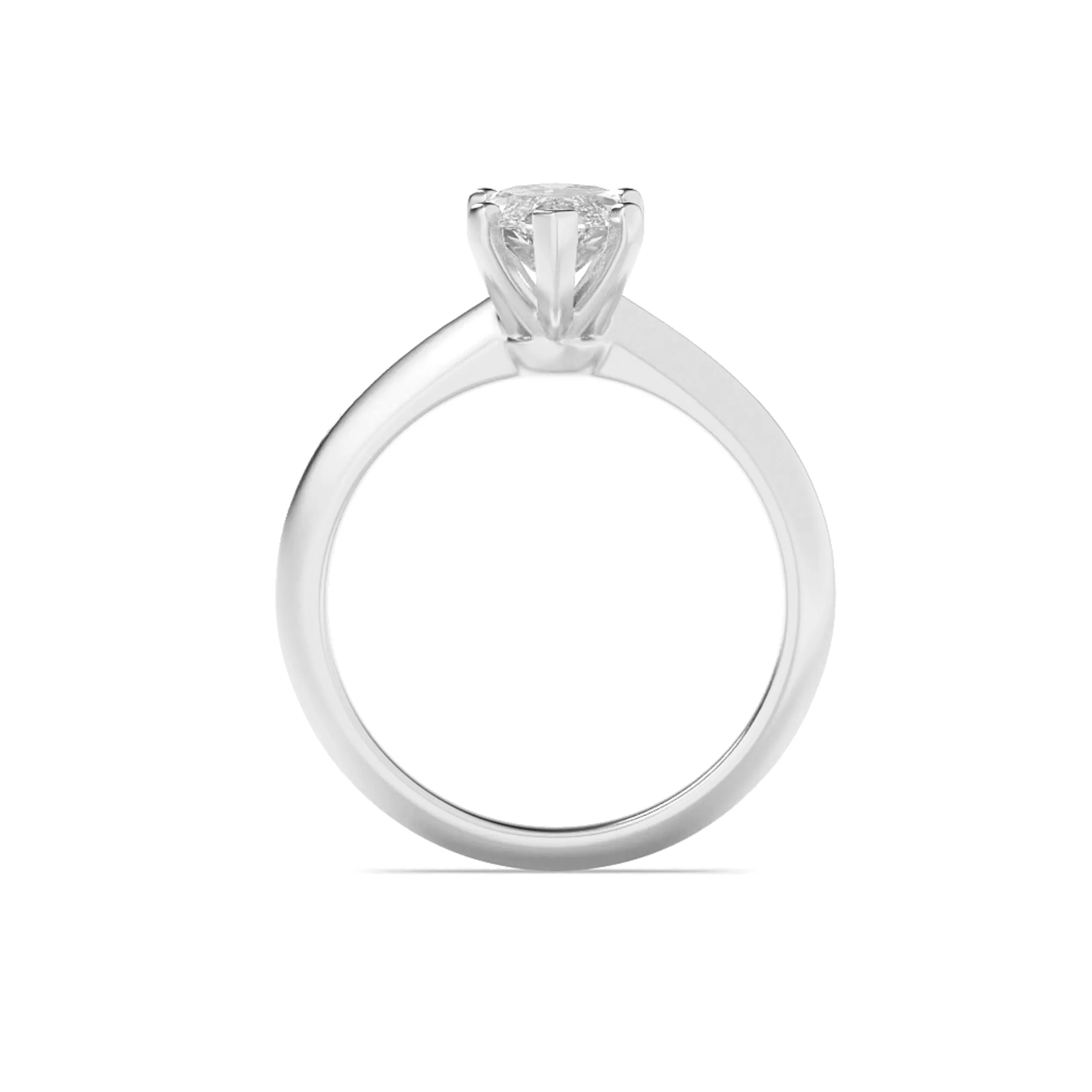 2Cttw Marquise Shaped Lab Grown Diamond (G/VS) Knife Edge Shank Solitaire Engagement Ring in 14K Gold sold by Zulily product image thumbnail 4