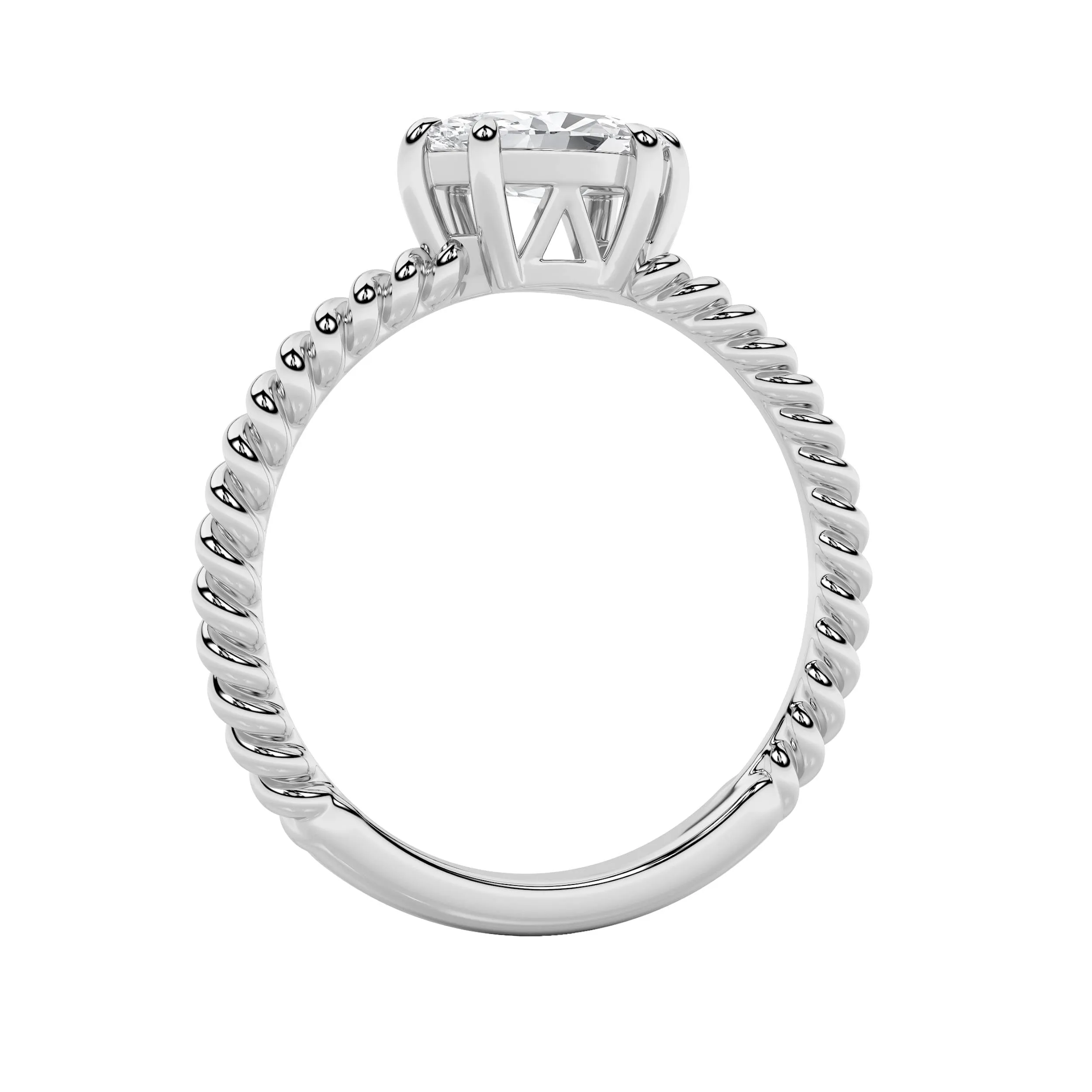 0.5Cttw Marquise Shaped Lab Grown Diamond (F/VS) Petite Solitaire Engagement Ring in 14K Gold sold by Zulily product image thumbnail 5