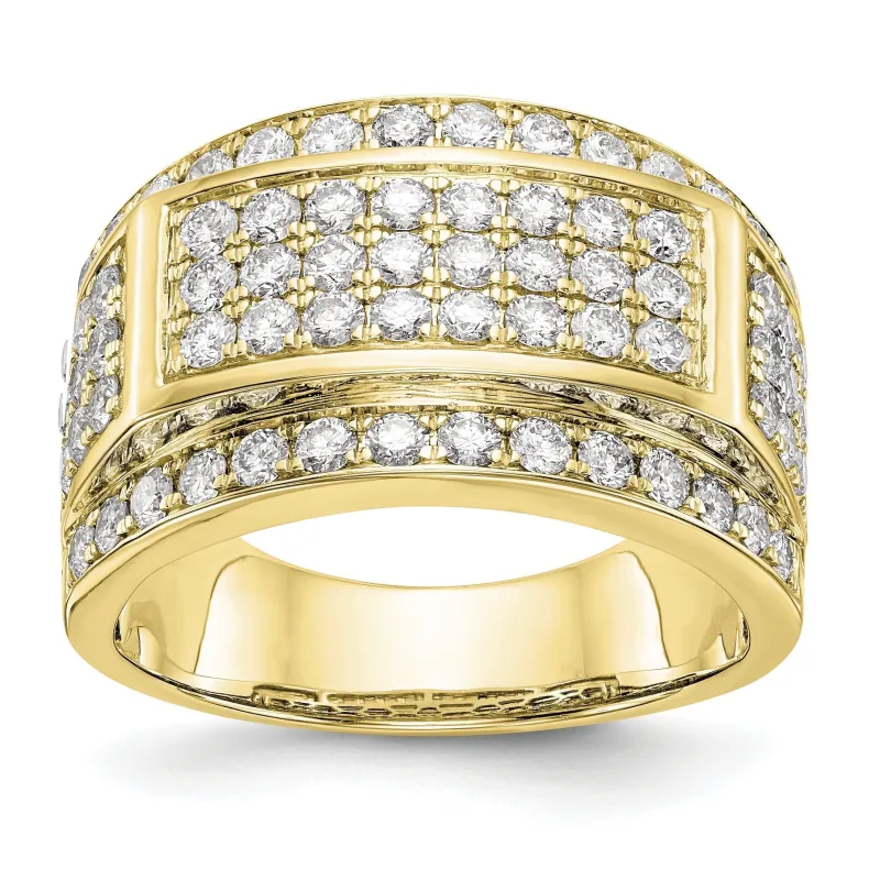 Men's Lab Grown Diamond Band Ring made by Zulily