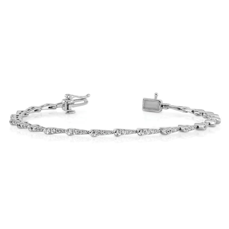 14K Yellow Gold 1/2 carat Lab Grown Diamond Fashion Bracelet made by Zulily