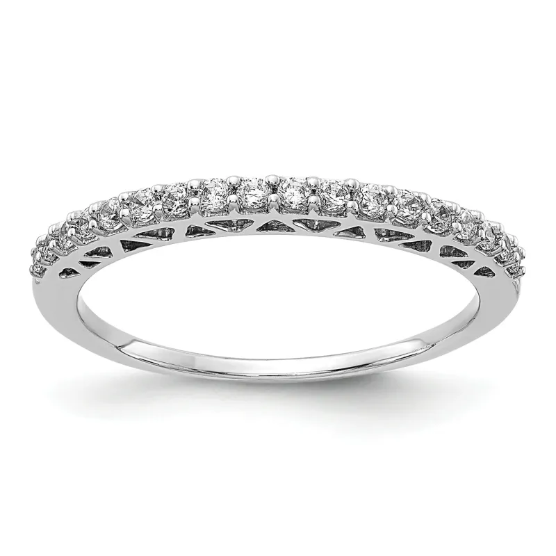 14k Gold Lab Grown Diamond Wedding Band 0.25 Ct made by Zulily